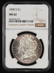 1890-S $ NGC MS62
