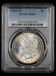 1878-CC $1 PCGS MS 63