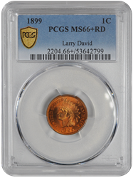 1899 Indian Head PCGS RD 66+