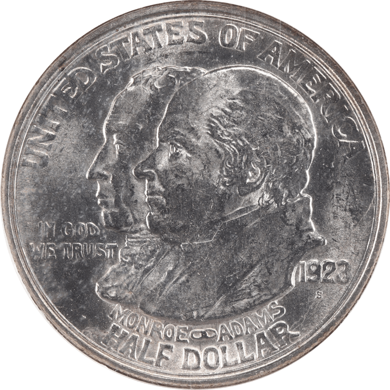1923-S Monroe Half Dollar Commemorative NGC MS 63 