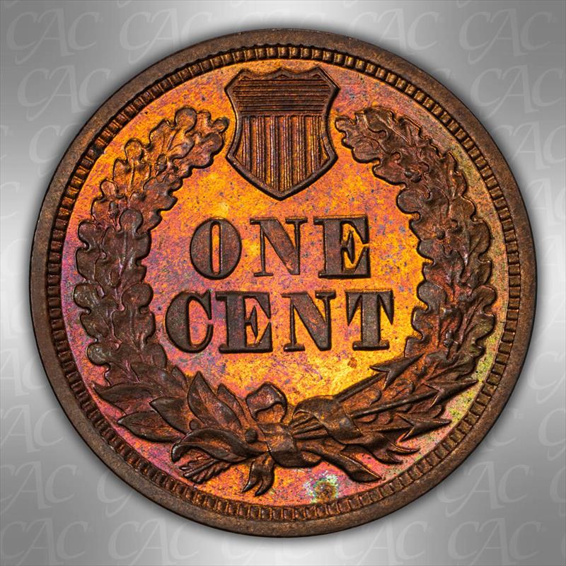 1870 1C CACG PR 64 RB 