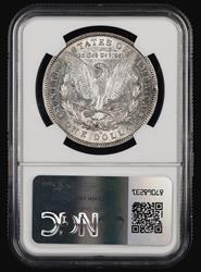 1891 O $1 NGC AU55 AU55