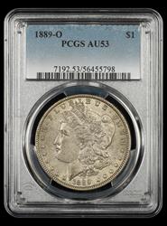 1889-O $1 PCGS AU-53