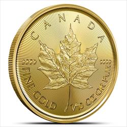 2025 $5 1/10oz. Canadian Gold Maple Leaf, BU 