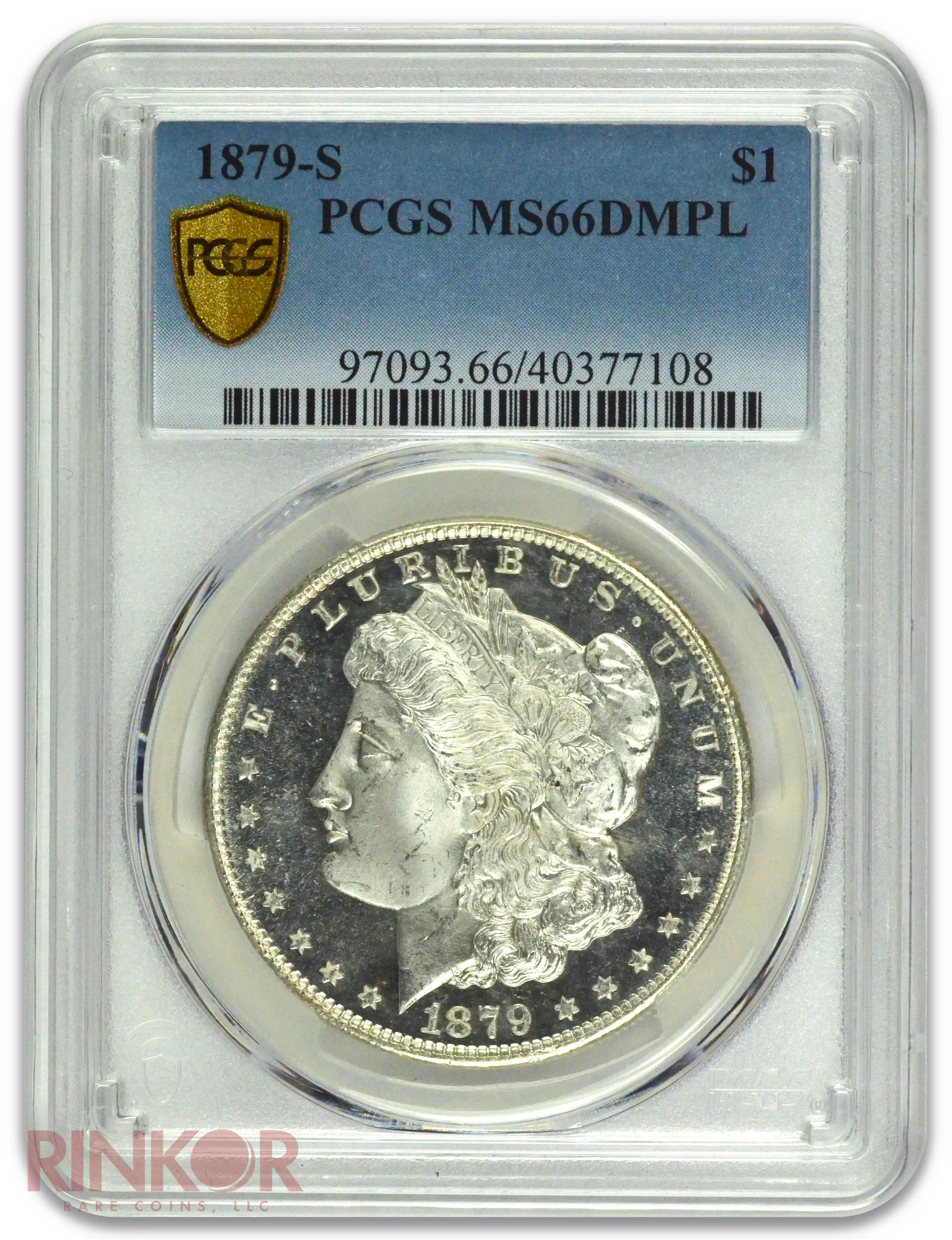1879-S $1 Morgan Dollar PCGS MS 66 DMPL