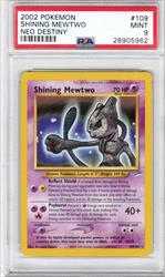 2002 Pokemon Neo Destiny Shining Mewtwo PSA MINT 9 