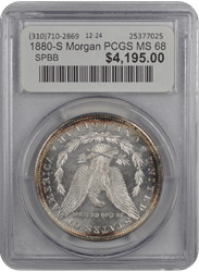 1880-S Morgan PCGS MS 68