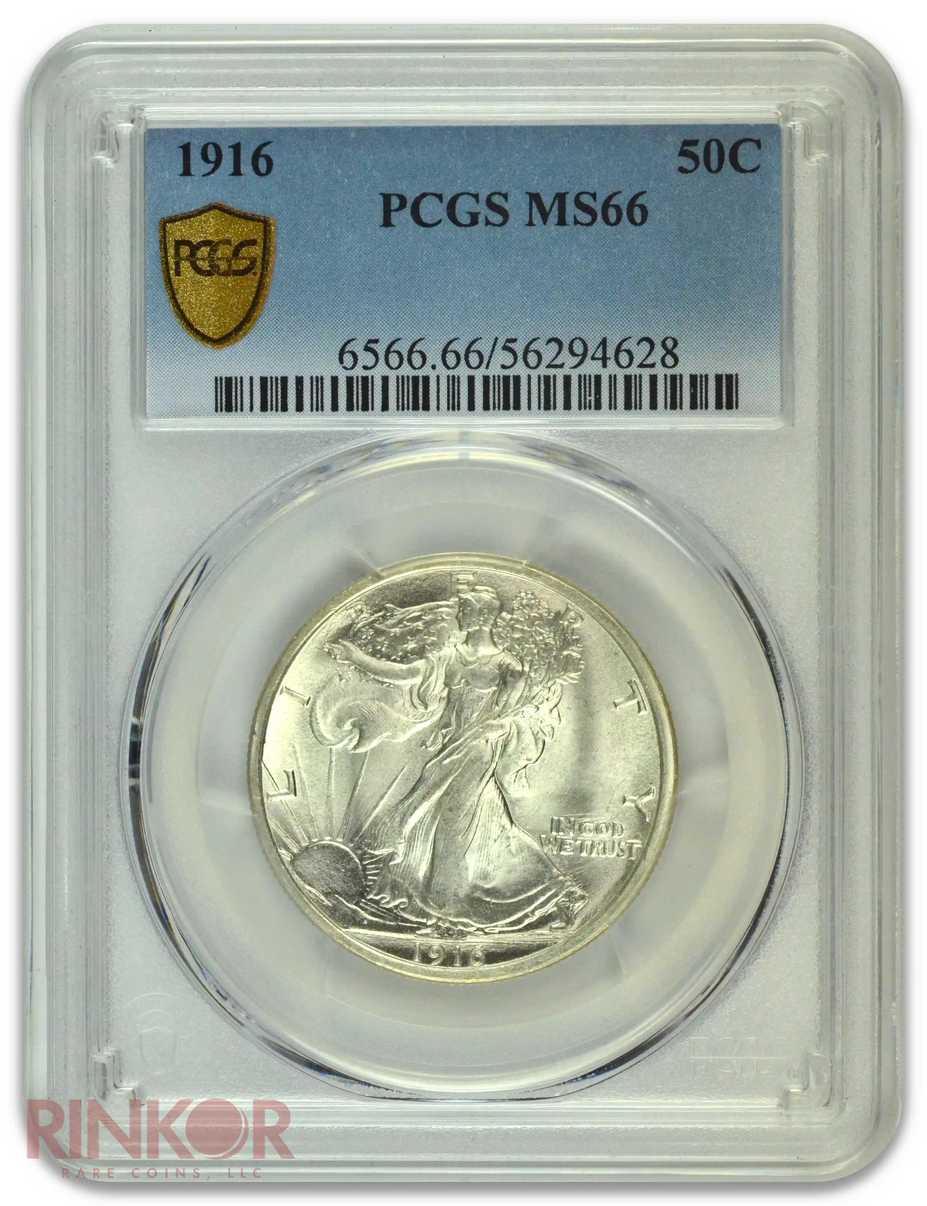 1916 Walking Liberty Half Dollar PCGS