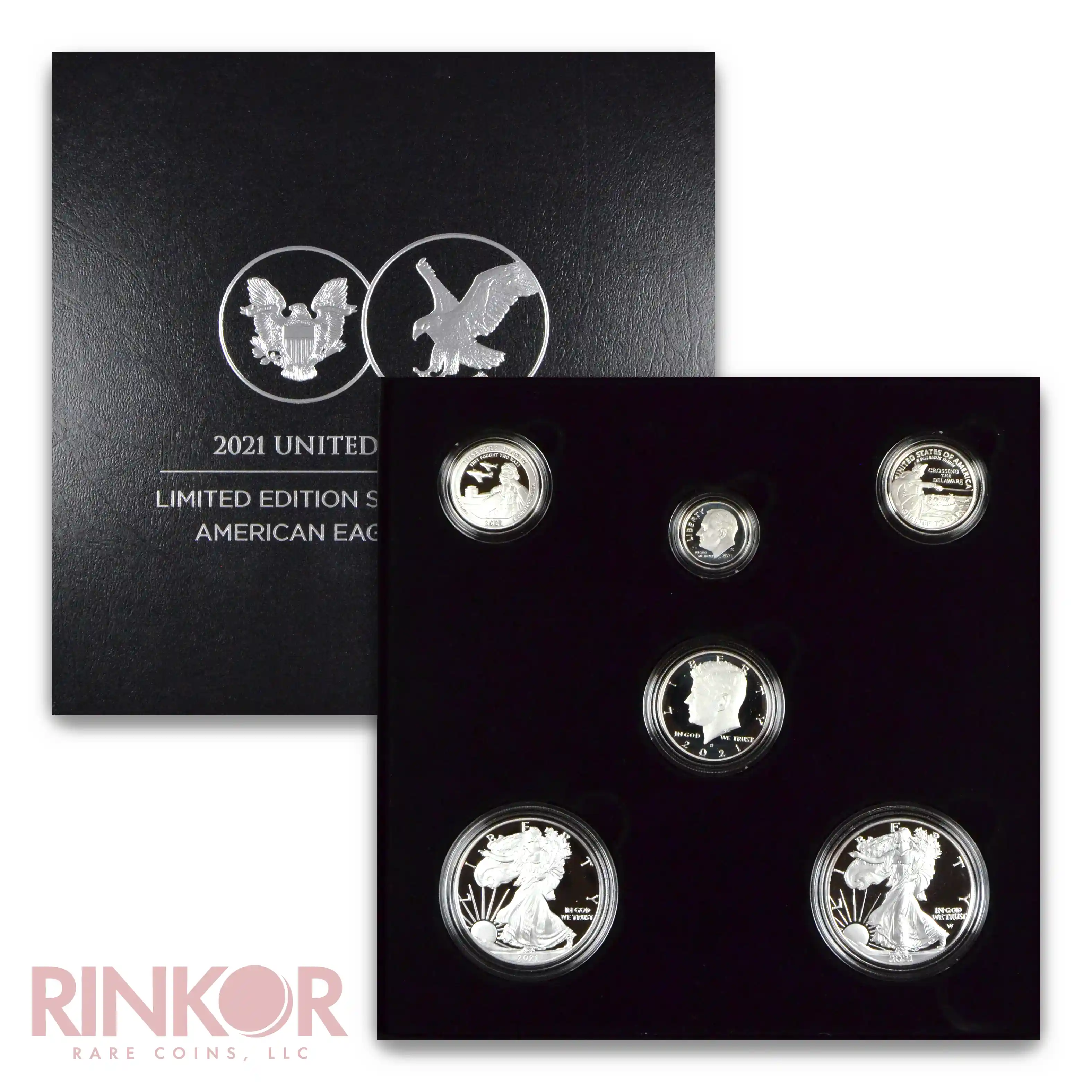 2021-S Limited Edition Silver 6-Coin Proof Set (Box and CoA)