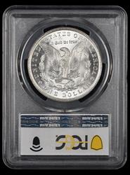 1890-O $1 VAM 10 Comet Variety PCGS MS 63
