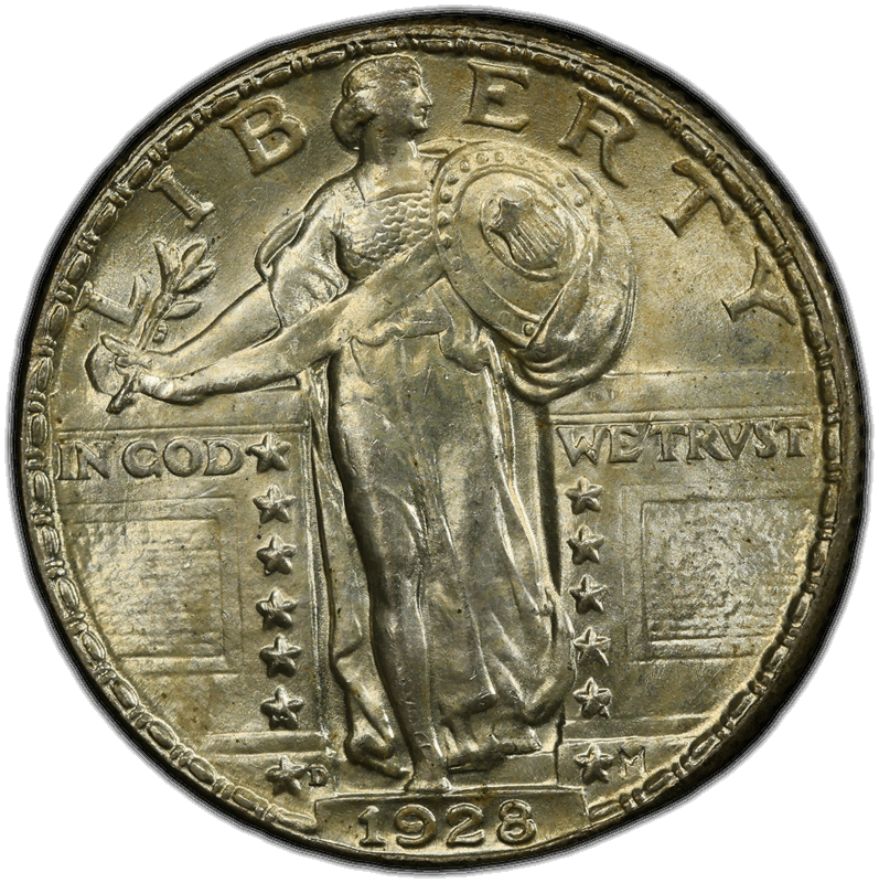 1928-D 25C PCGS MS 66 CAC