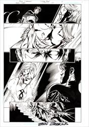 Teen Titans #59, Page 11 Artist:  Eddy  Barrows (Penciller) ,  Ruy  José (Inker) Media Type: Pen and Ink Art Type: Interior Page 