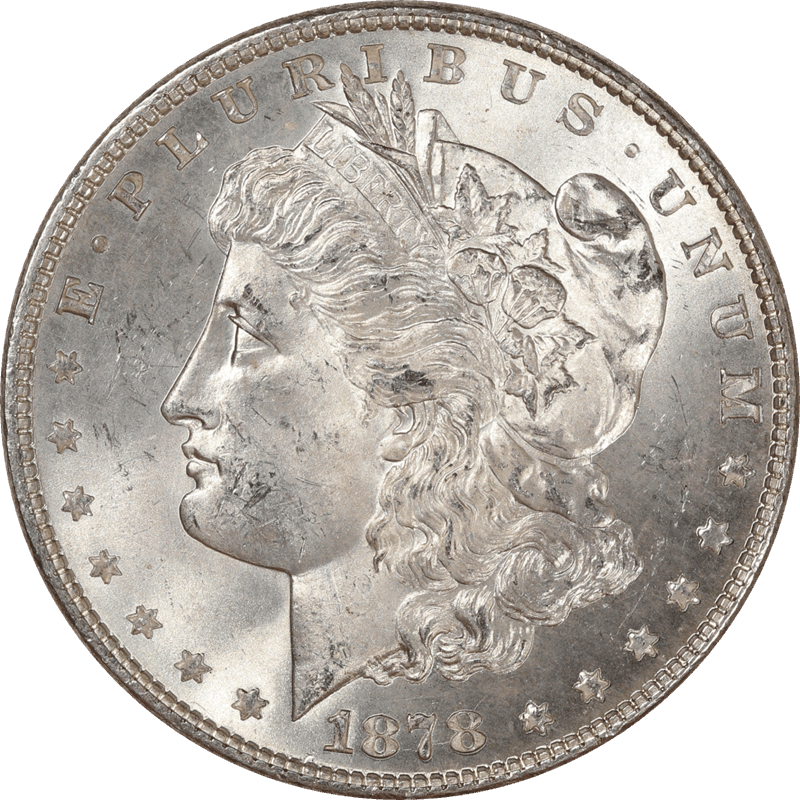1878 8TF Morgan Silver Dollar S1,  Choice Uncirculated - Nice Original Coin