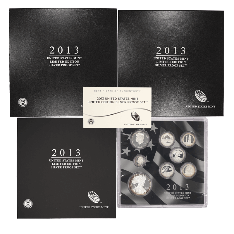 2013 Limited Edition Silver Proof Set 