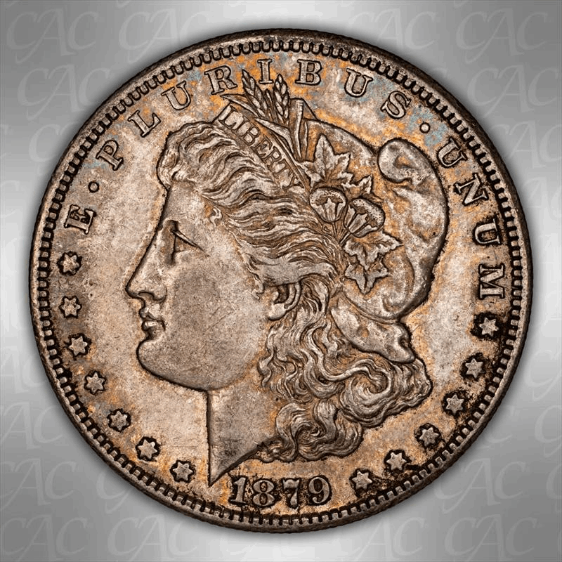 1879-CC $1 CACG AU-55
