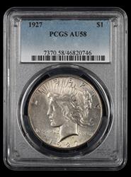 1927 $1 PCGS AU58 AU58