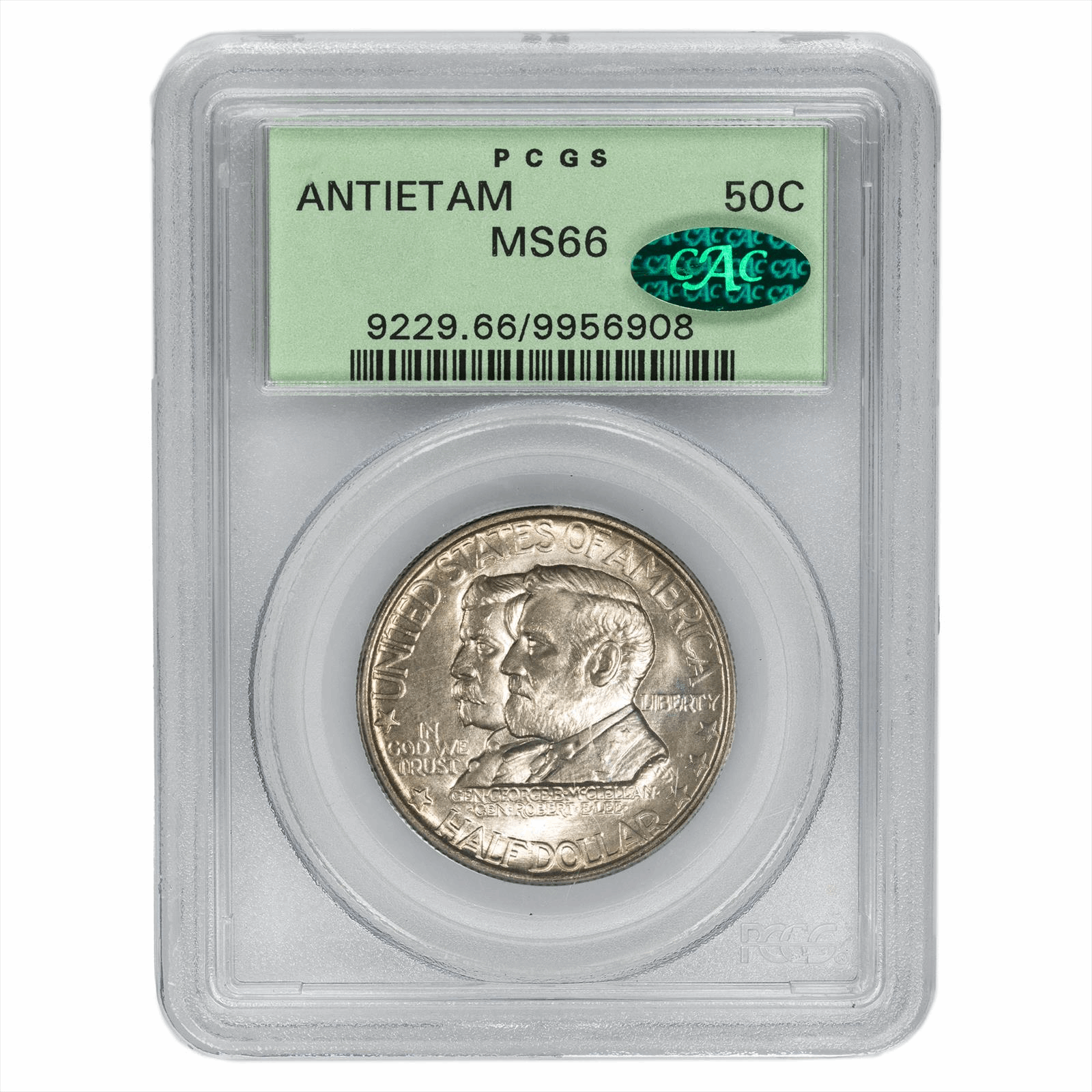 1937 Antietam Half Dollar 50C PCGS MS 66 CAC