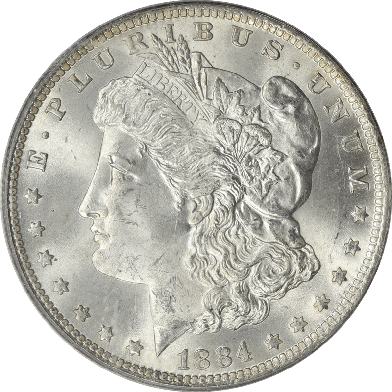 1884-O Morgan Silver Dollar $1 PCGS MS 64 