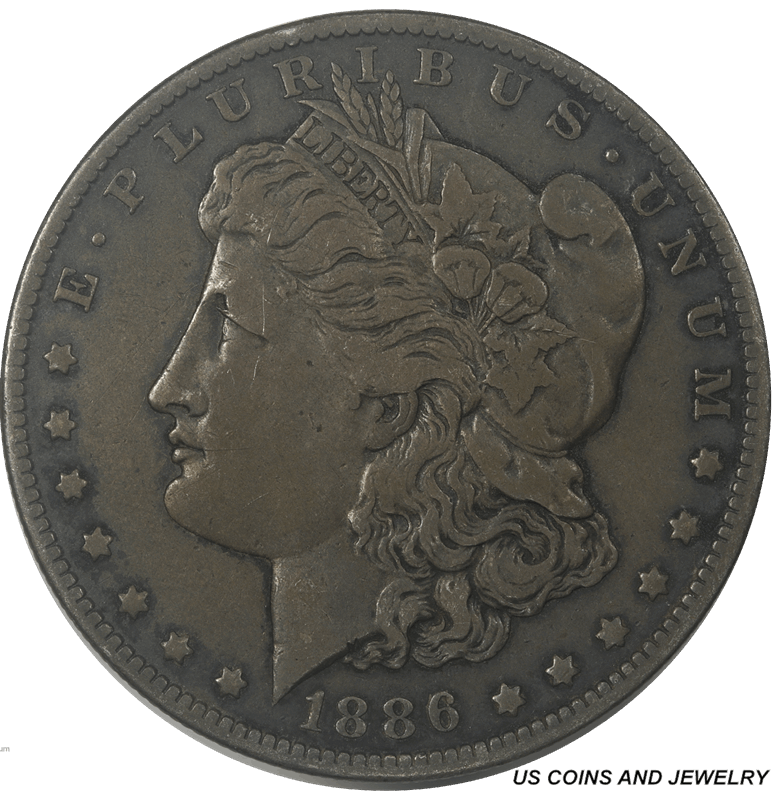 1886-O Morgan SIlver Dollar $1 VF Very Fine