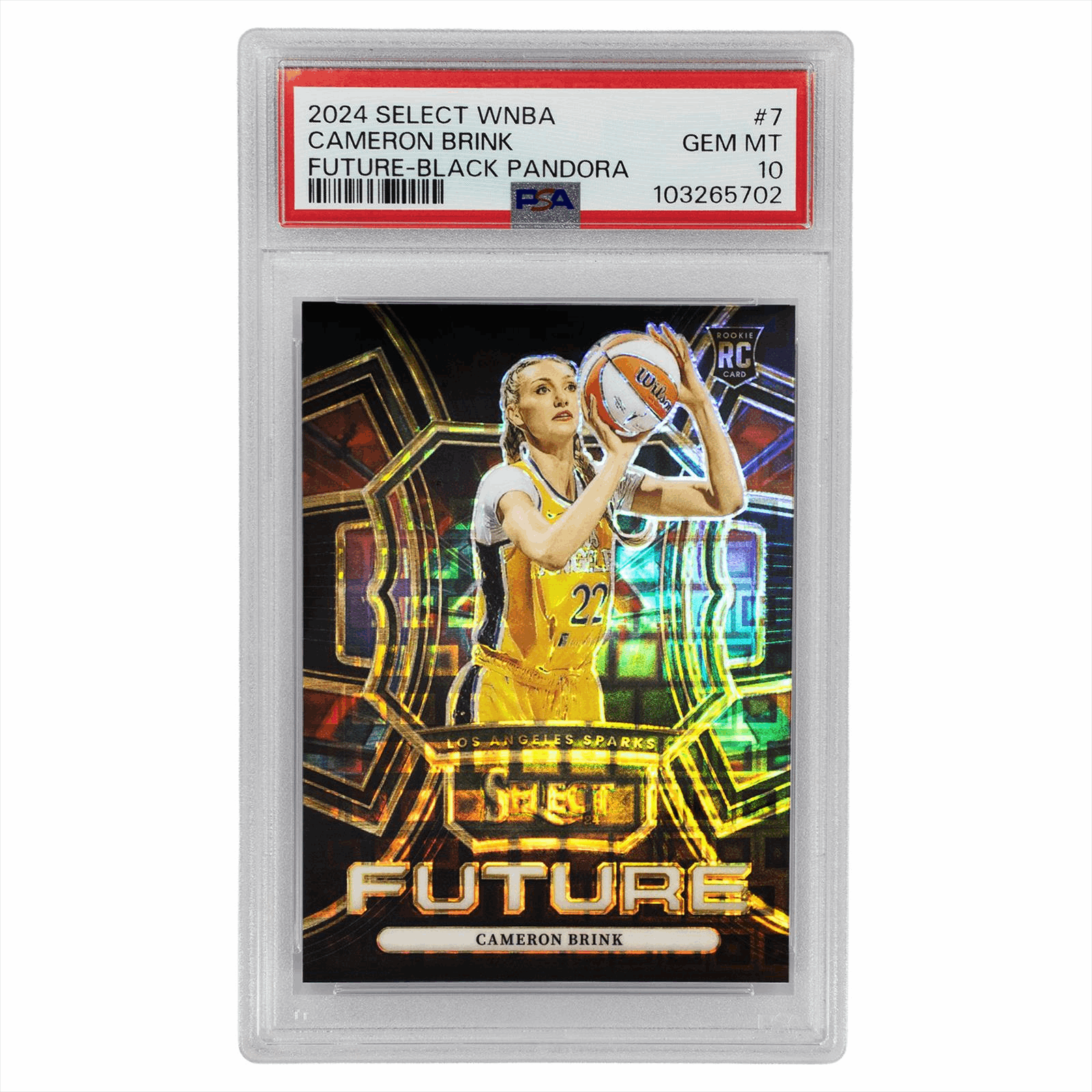 2024 Panini Select WNBA Cameron Brink Future - Black Pandora #7 PSA GEM MT 10