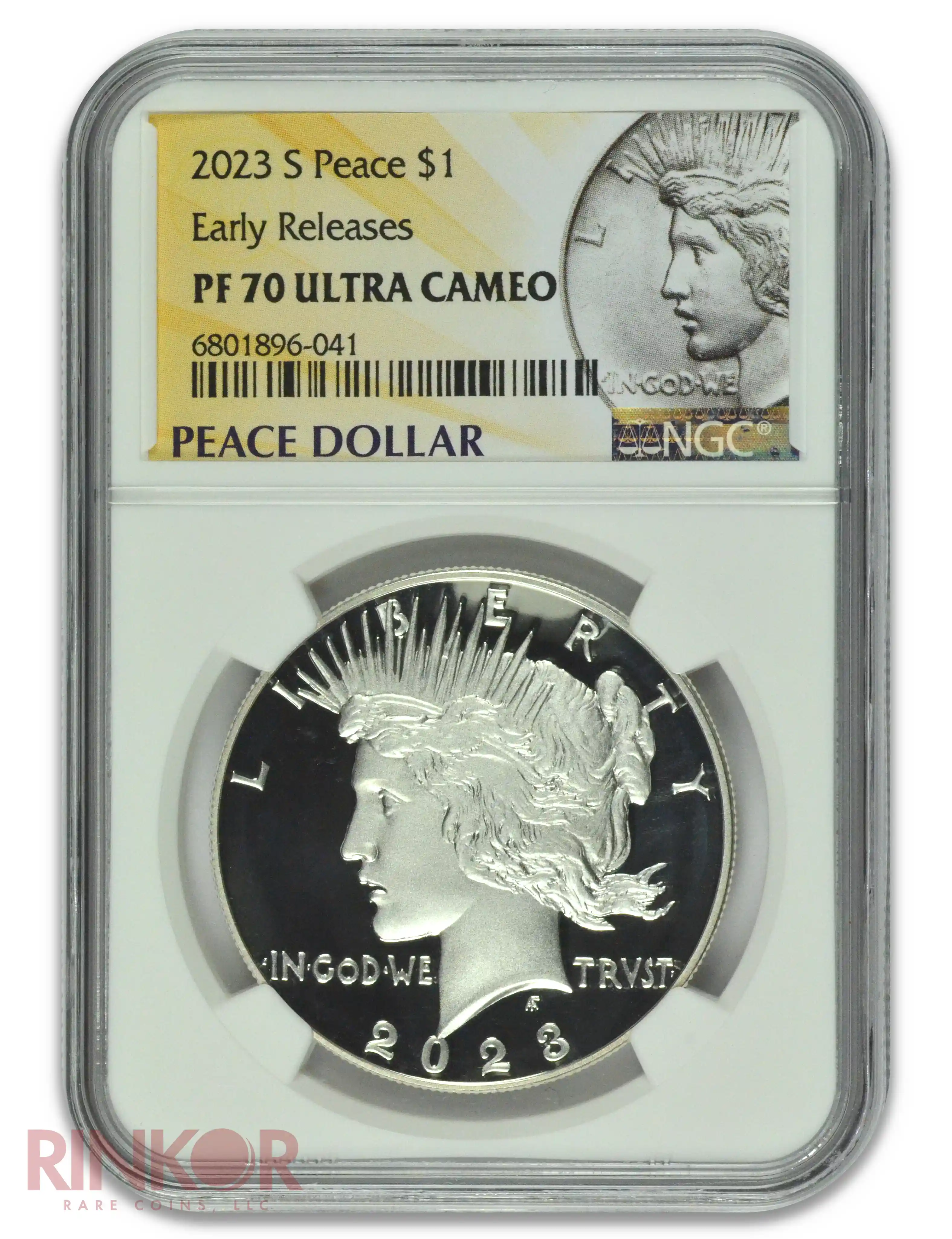 2023-S Peace Dollar Early Releases $1 NGC PF 70