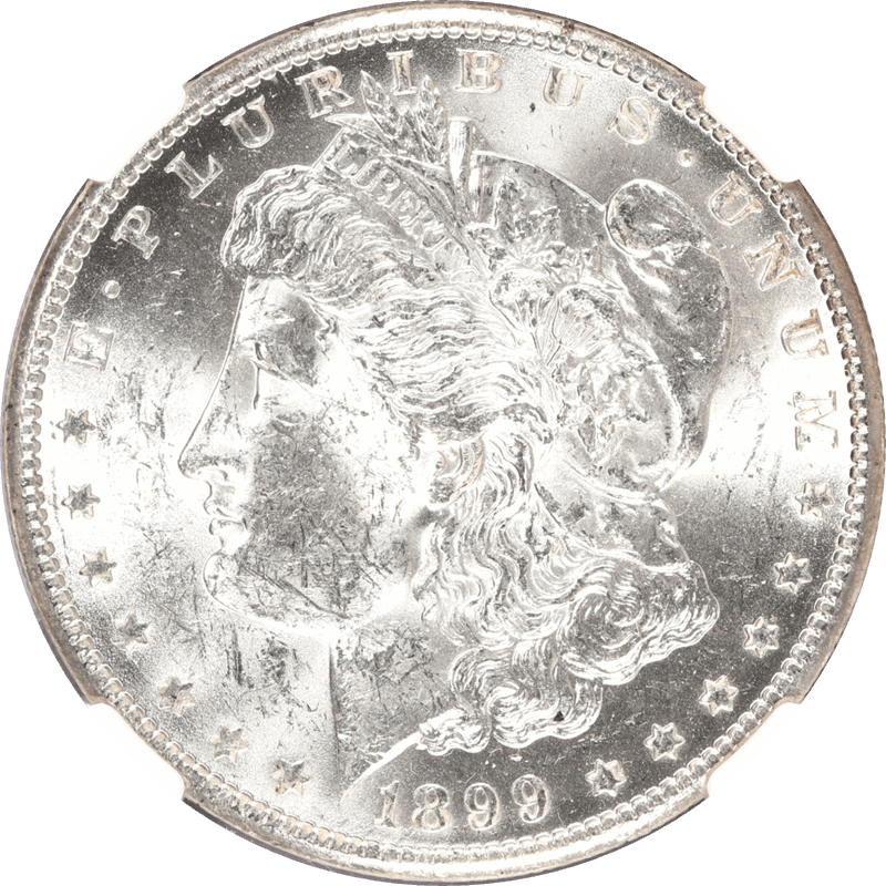 1899-O Morgan Silver Dollar, NGC Brilliant Uncirculated - White
