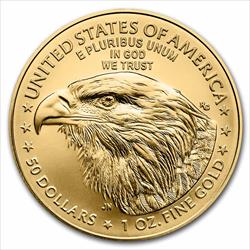 2025 1 OZ AMERICAN GOLD EAGLE  Reverse