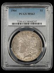 1904 $1 PCGS MS 63
