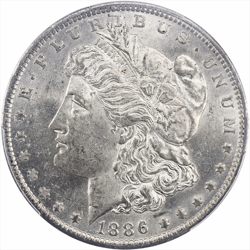1886-O Morgan Silver Dollar PCGS MS 61 - Nice Luster, Rare Issue