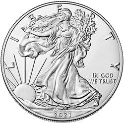 $1 American Silver Eagle BU (Common Date)