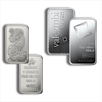 1 oz Silver Bar - Brand Varies - Secondary Market image 1