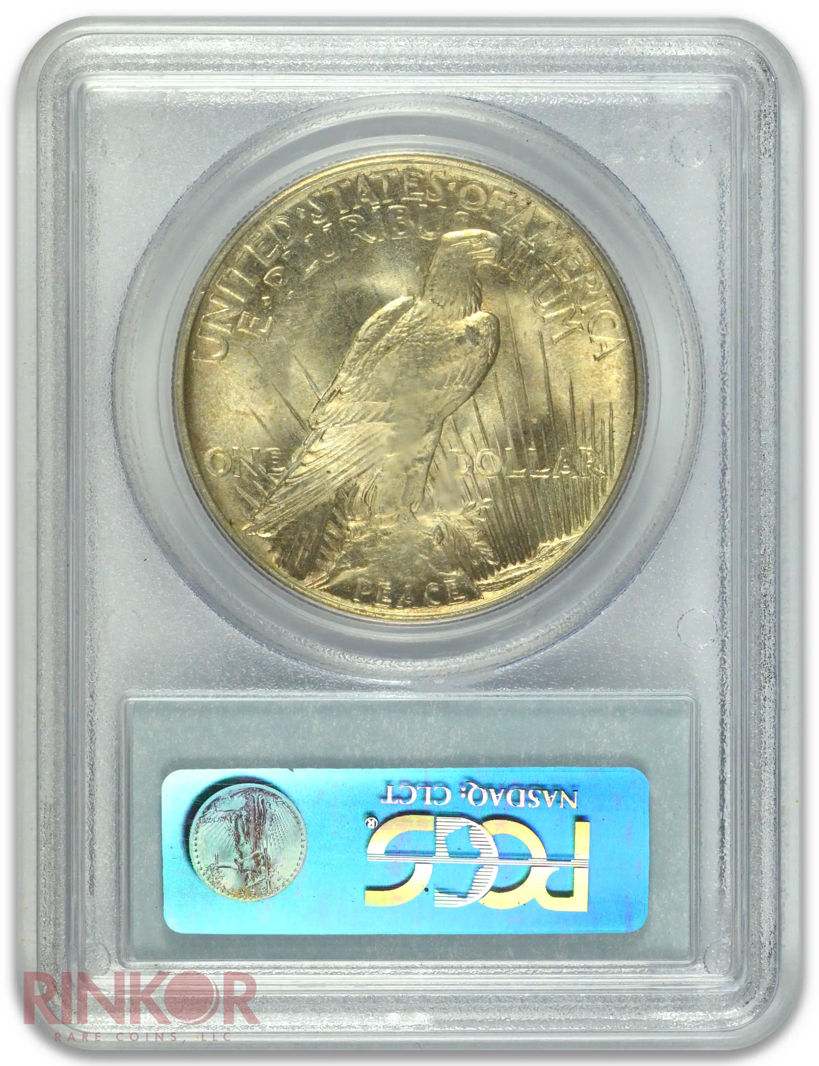 1921 $1 Peace Dollar PCGS MS 64 CAC