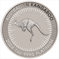 2024 1 OZ AUSTRALIAN PLATINUM KANGAROO 