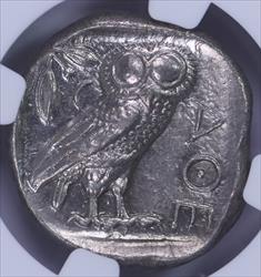 A Attica Athens Owl AU STR: 5/5 SUR: 4/5 NGC 