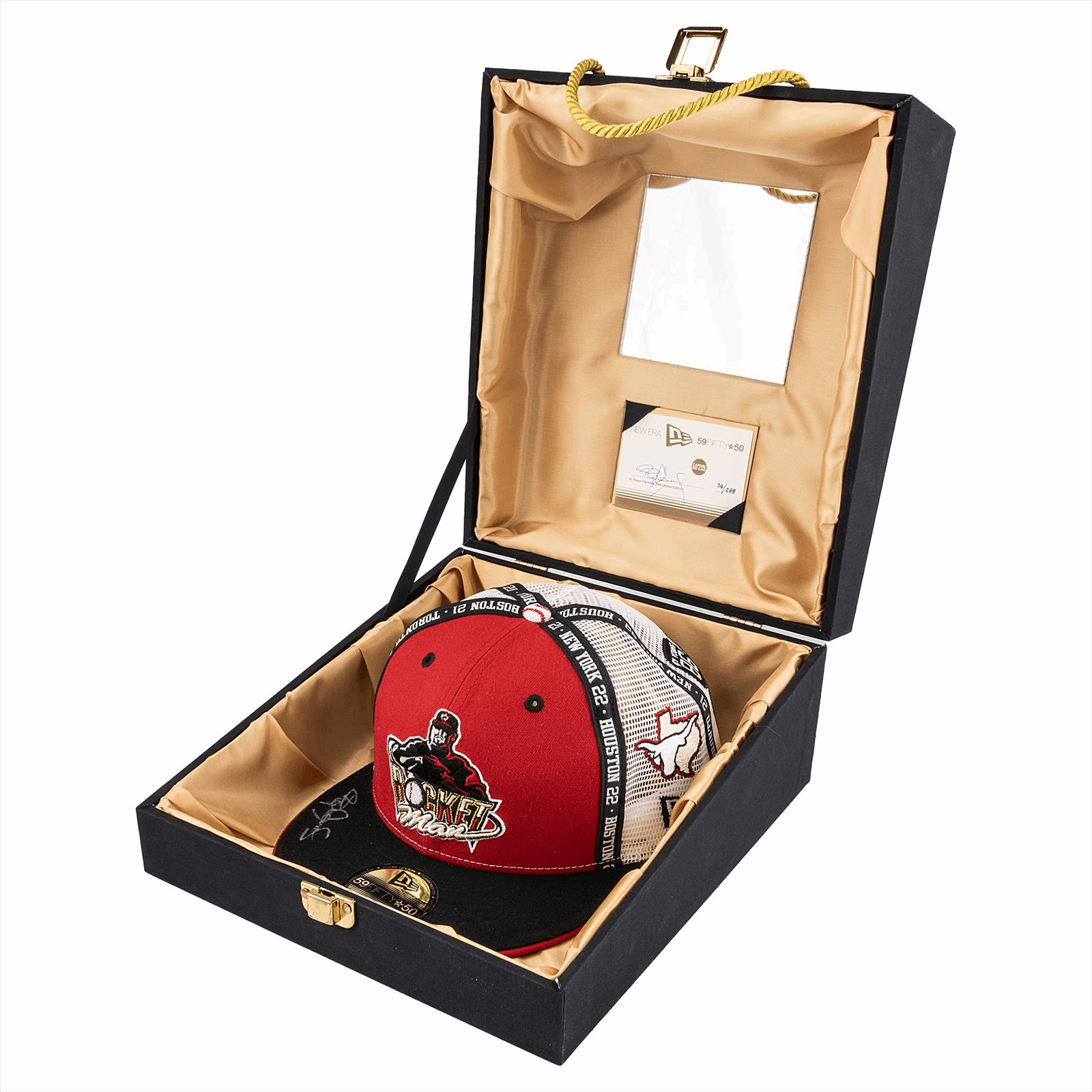 New Era 59FIFTY at 50 Roger Clemens Signed Baseball Hat with Box 