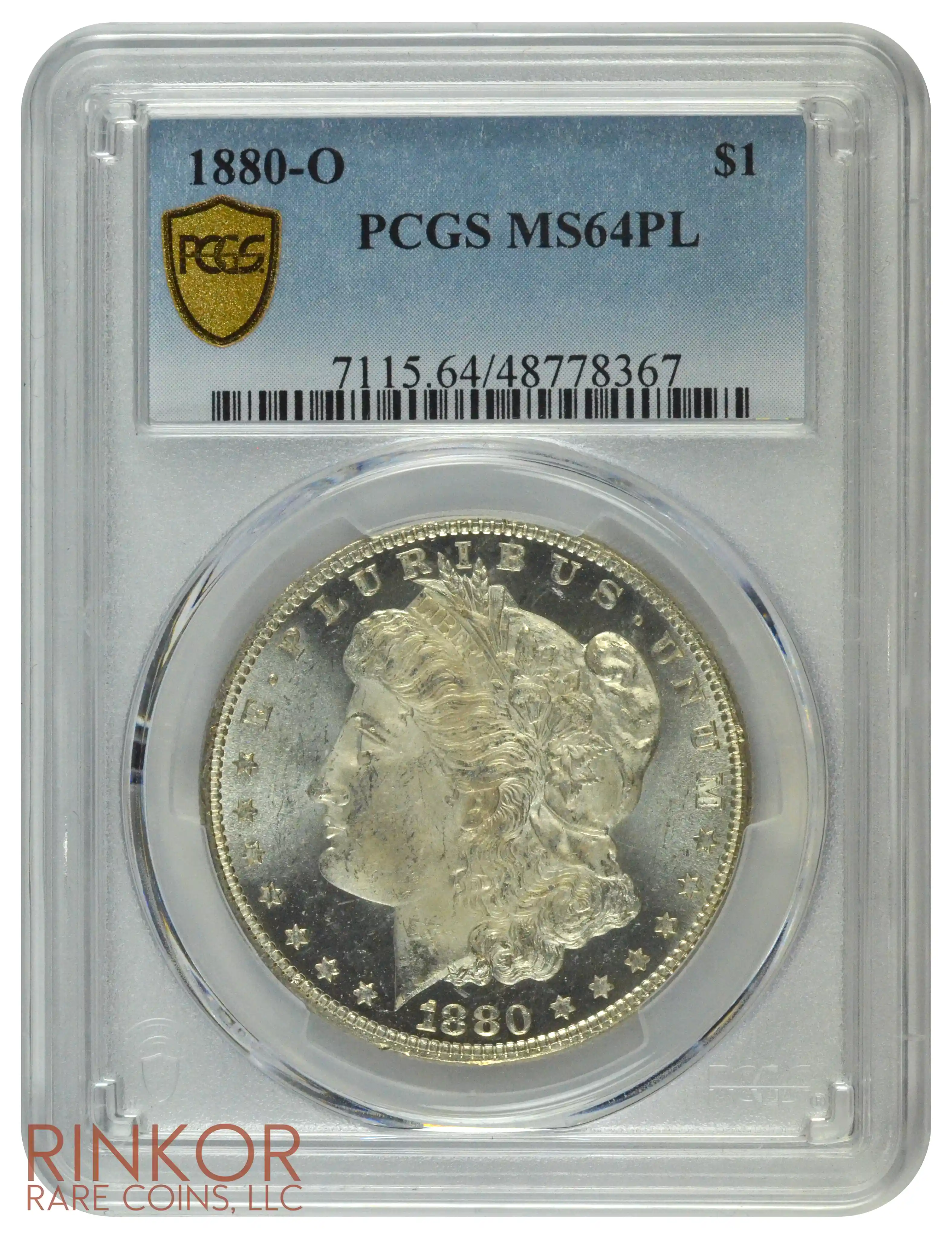 1880-O $1 PCGS MS 64 PL