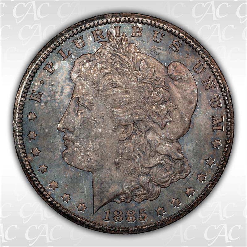 1885-CC $1 CACG MS64 