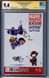 Marvel Now! Point One #1 Marvel Comics 12/12 Signed by Skottie Young CGC Signature Series (Young Variant Cover) 9.4
