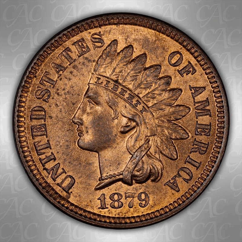 1879 1c CACG MS 64+ RB