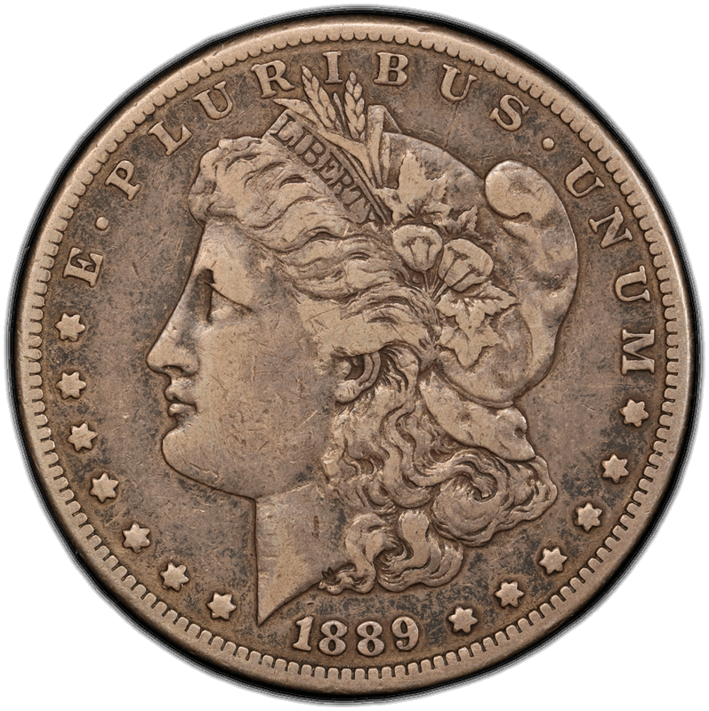 1889-CC $1 PCGS VF-25 CAC