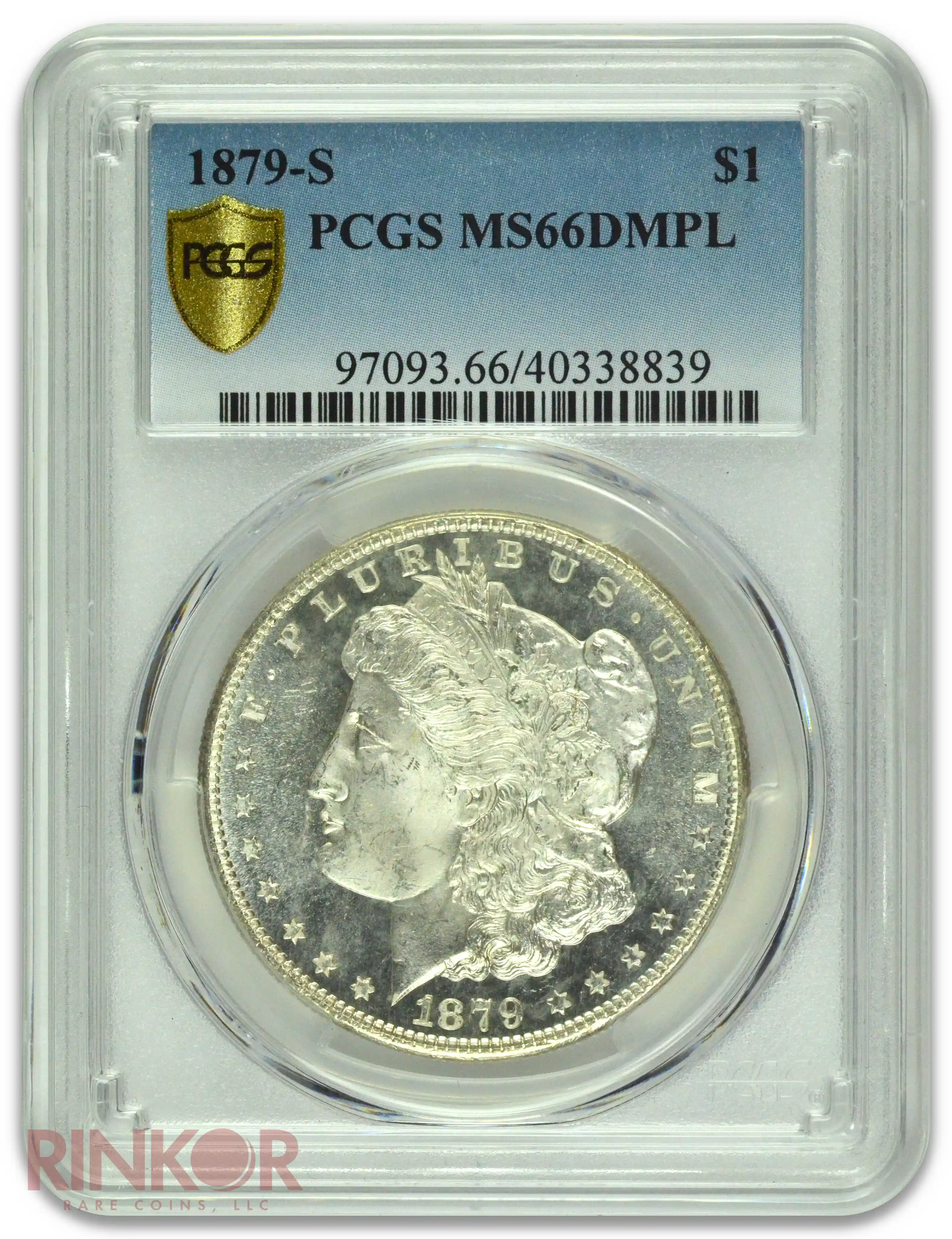 1879-S $1 Morgan Dollar PCGS MS 66 DMPL