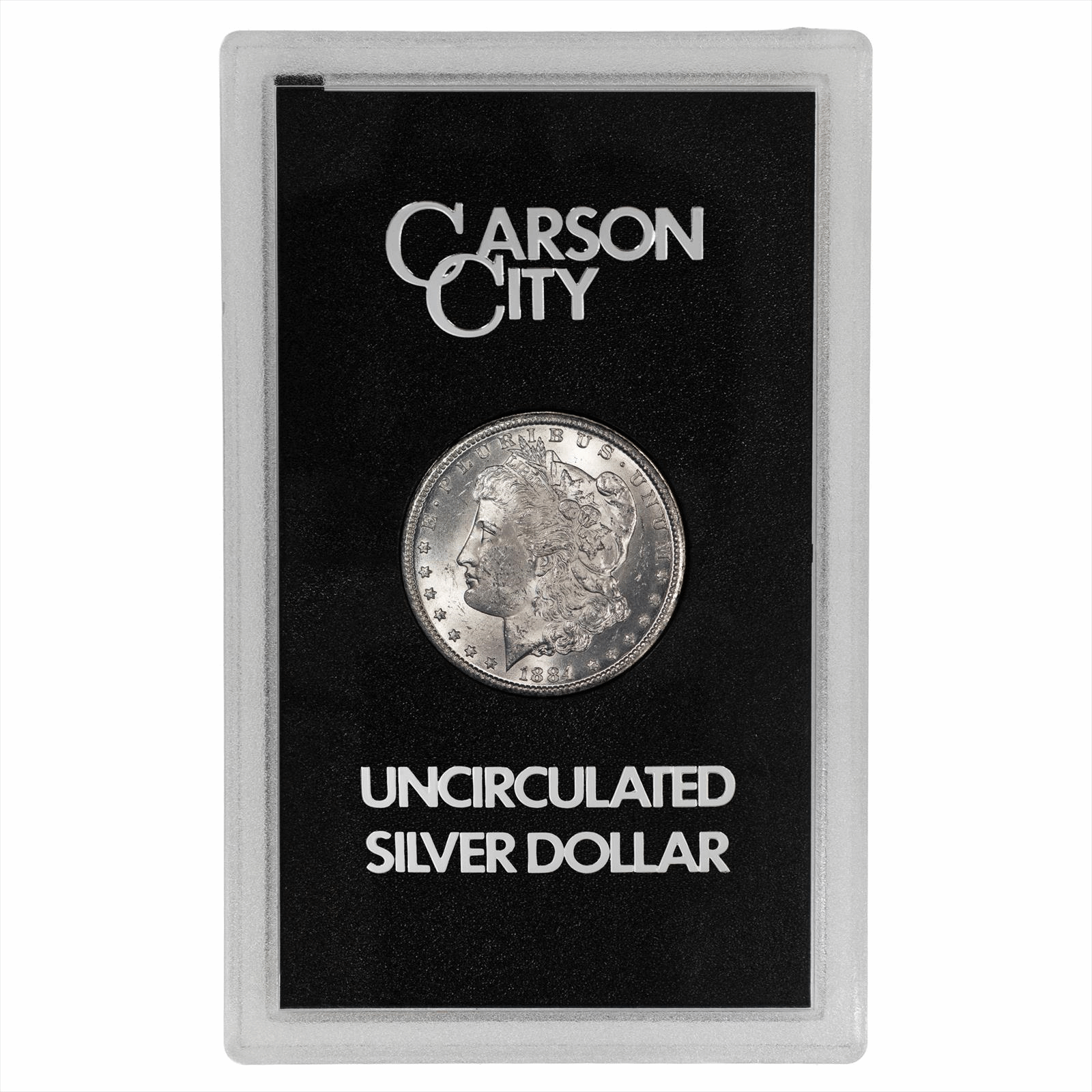 1884CC Morgan Silver Dollar $1 Box + CoA 