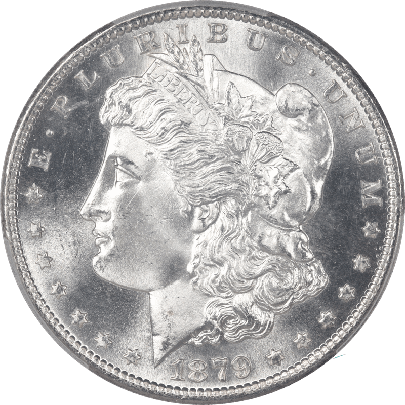 1879-S Morgan Silver Dollar PCGS and CAC MS67 Frosty PQ+ Coin
