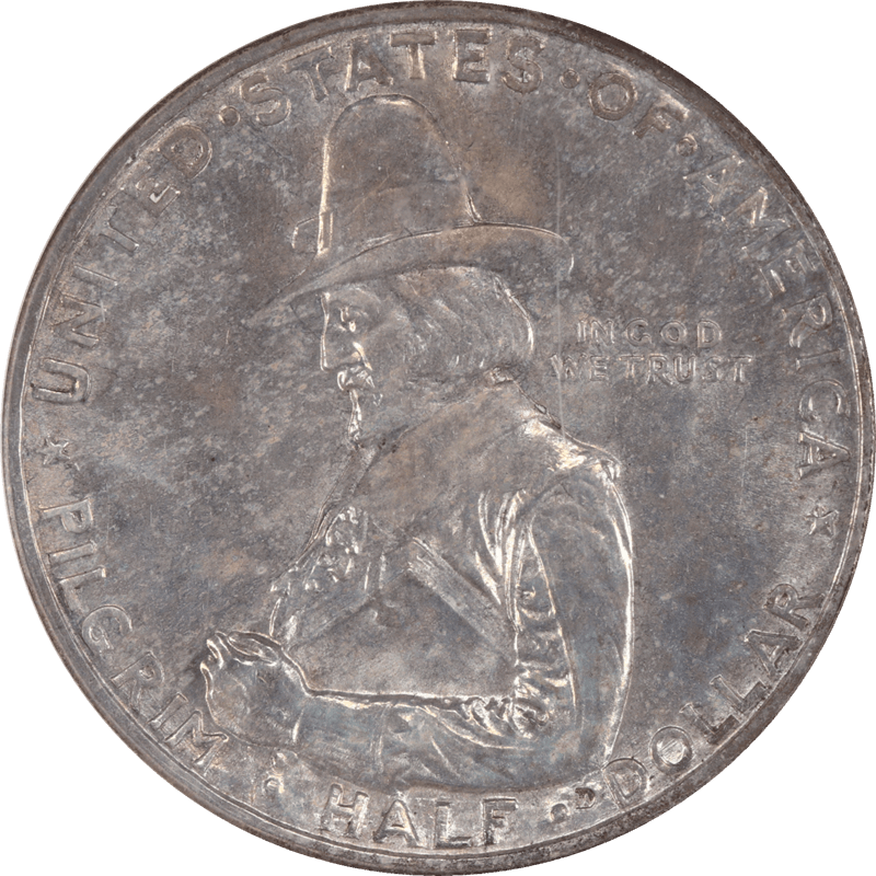 1920 Pilgrim Half Dollar Commemorative NGC MS 64 
