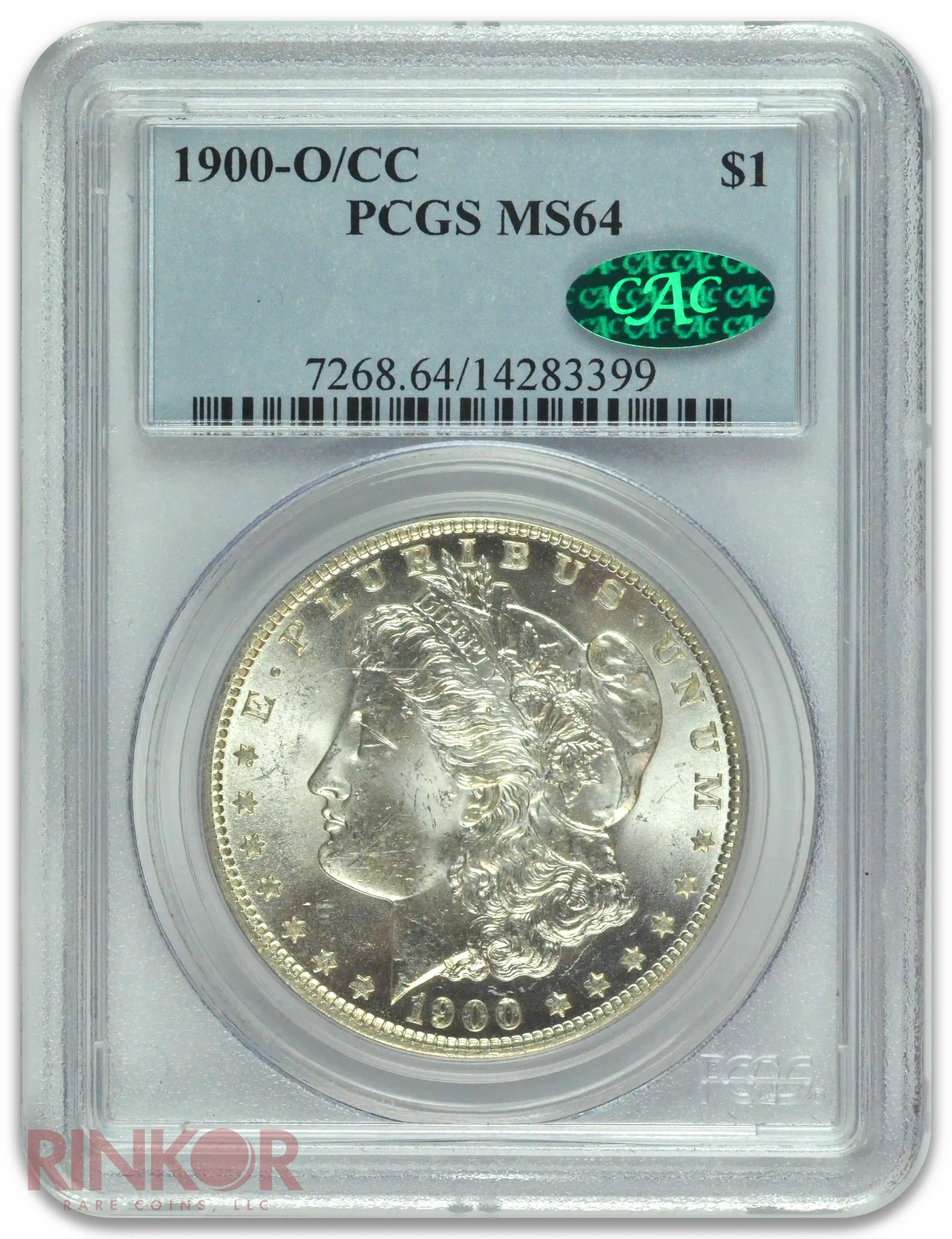 1900-O/CC $1 Morgan Dollar PCGS MS 64 CAC