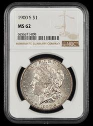 1900 S $1 NGC MS62