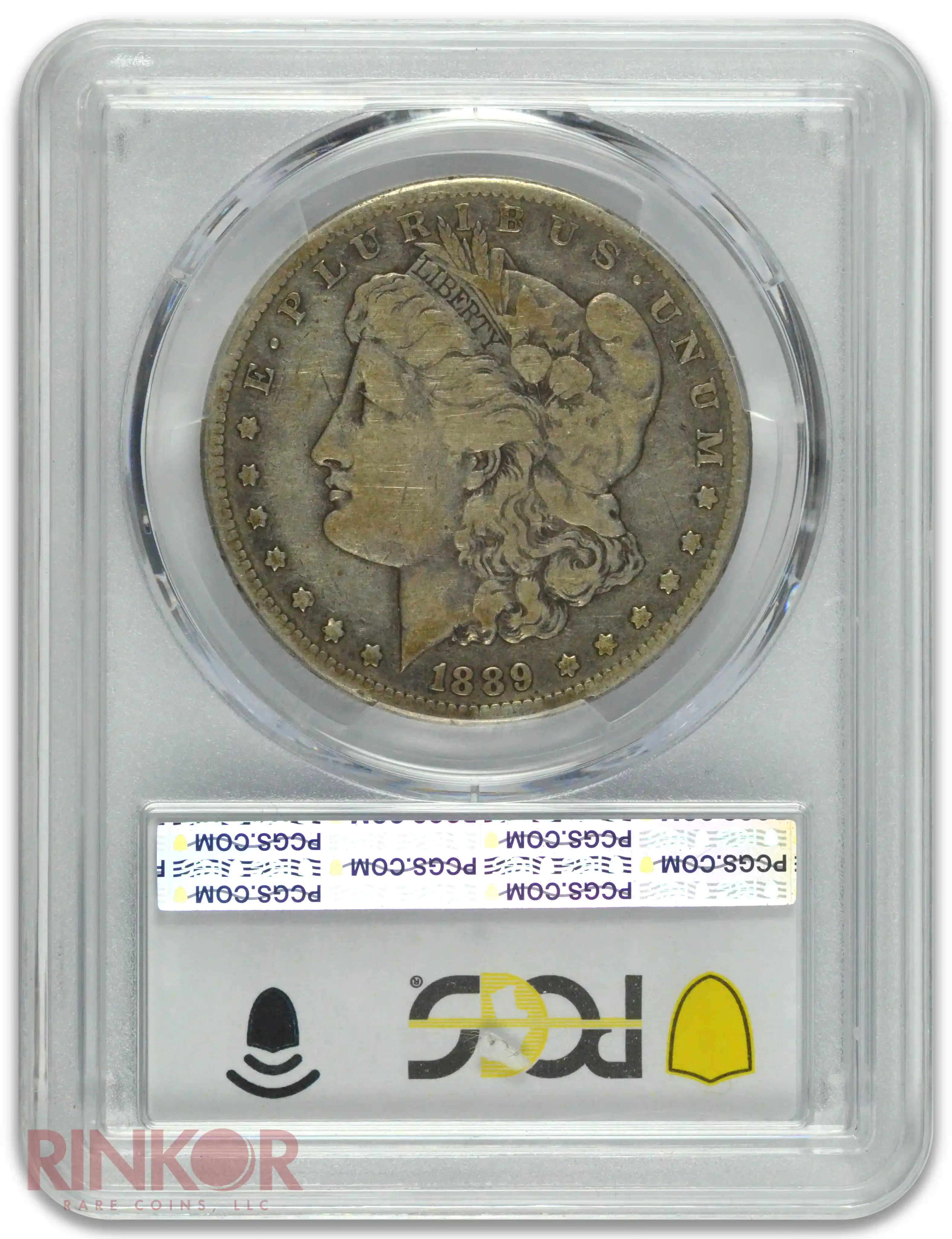 1889-CC $1 PCGS F-12