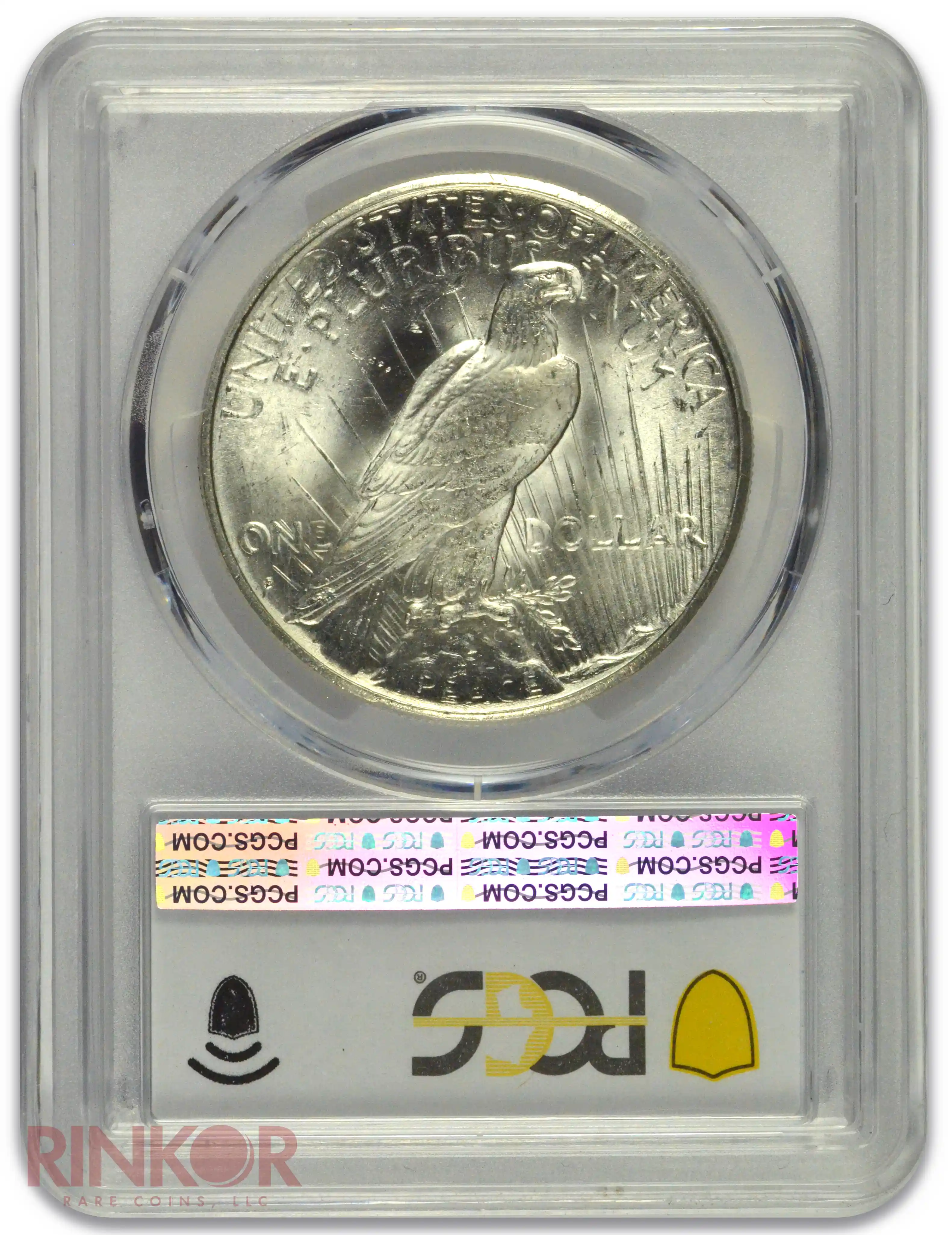 1925-S $1 Peace Dollar PCGS MS 64+ CAC