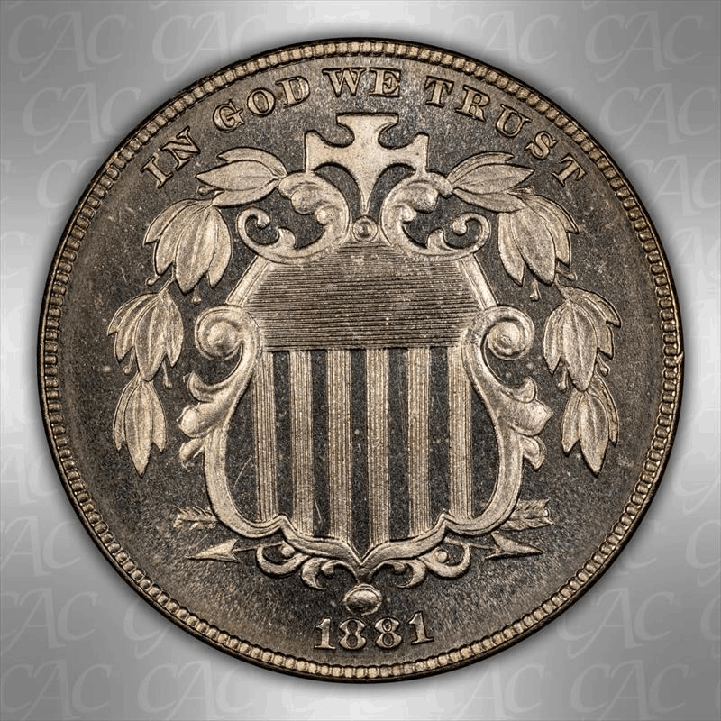 1881 5c CACG PR 66
