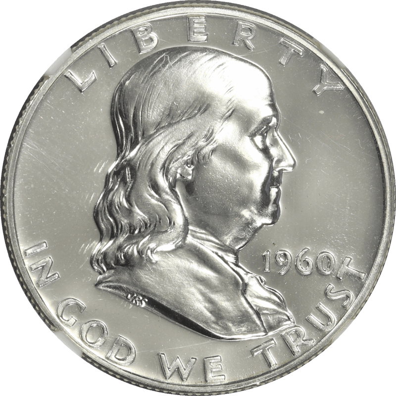 1960 Franklin Half Dollar 50C NGC PF 68